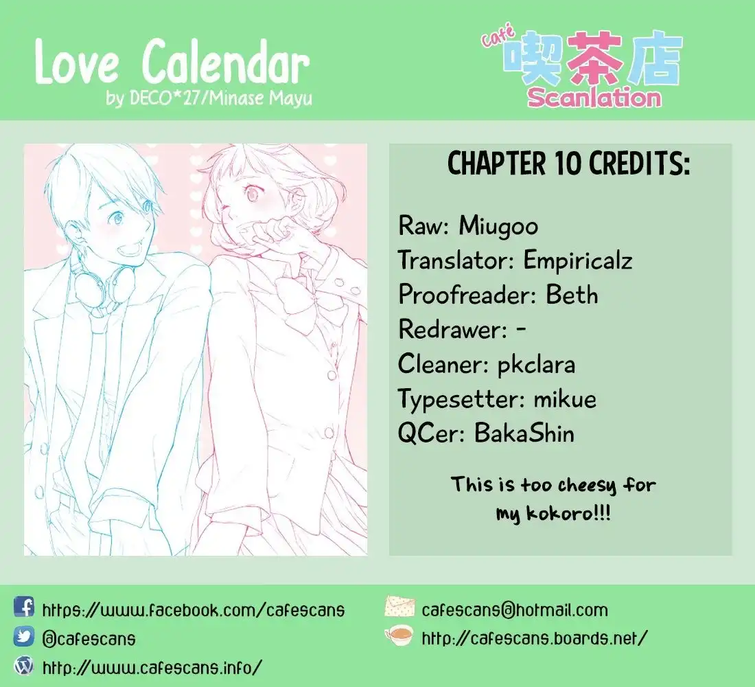 Love Calendar Chapter 10 1